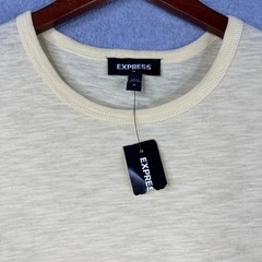 Express Yellow T Shirt Lightweight Mens Medium Casual NEW NWT