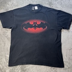 Vintage 1996 DC Comics Batman & Robin Superhero Movie Promo T-Shirt USA Size XL