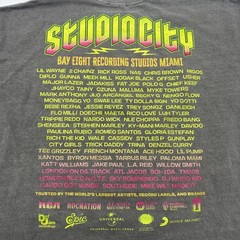 Studio City T-Shirt Men XL Gray Graphic Print Logo 100% Cotton ..#32941