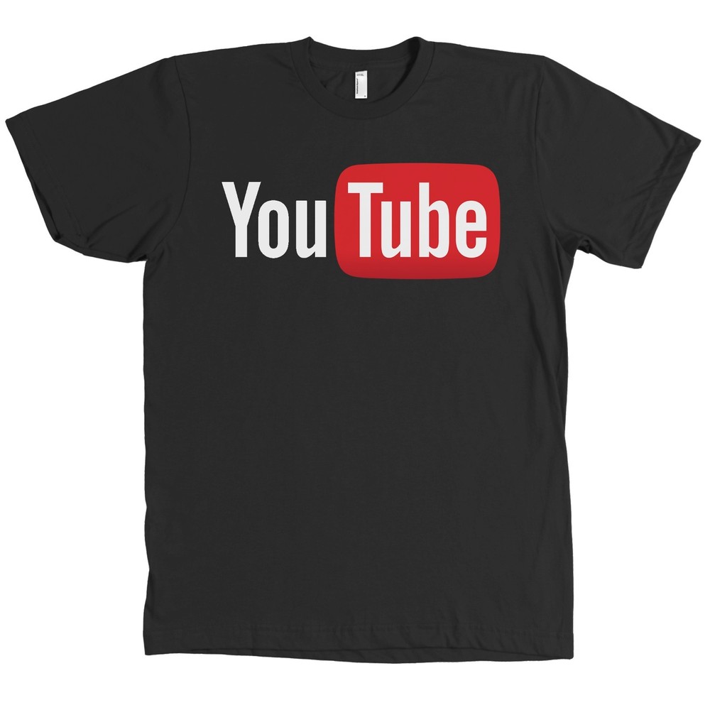 Youtube Bella + Canvas Logo T Shirt Internet Video MANY COLORS – NEW WITH TAGS