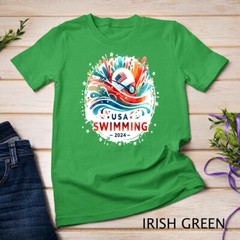 USA 2024 United States Athlete American Swimming 2024 USA Unisex T-shirt