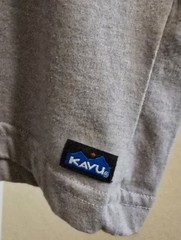 KAVU Men’s Sleeveless Crew Neck Knit T-Shirt L Gray Multicolor Striped