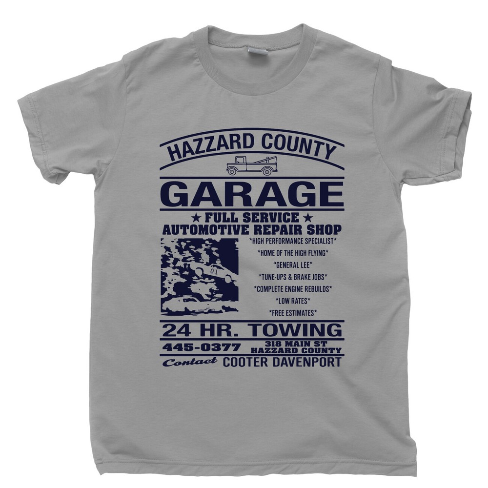 Dukes Of Hazzard Tee Shirt Cooters General Lee Dixie Air Horn Southern Flag Tee