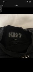 Kiss Rock Band Graphic Spell out Black T Shirt grunge Size XXL – Flaws 2xl