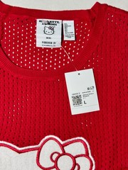 FOREVER 21 Men’s SANRIO HELLO KITTY Red Tank Top Size MD,LG New !