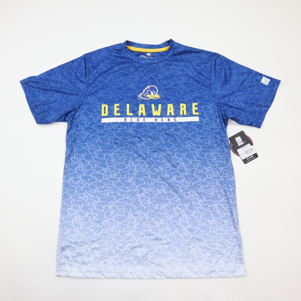 Delaware Blue Hens Sun Water Shirt size Medium Blue Quick Dry Outdoor Swim NWT