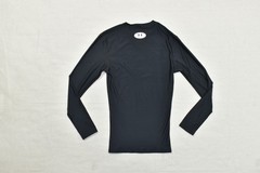 Under Armour HeatGear Compression Shirt Men’s S Black Long Sleeve Athletic NEW