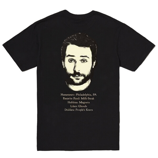 Adult Black Always Sunny in Philadelphia Charlie Kelly Dating Profile T-shirt