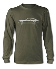 Ford Capri MK II Coupe T-Shirt – Long Sleeves – Side View