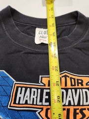 Harley Davidson St Maarten N A Biker Clob Niu Sportswear Black T-Shirt L