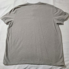 G H Bass & Co Textured Henley Shirt Mens Sz XL Gray Tee Summer Short Sleeve EUC