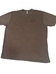 Mercedes Next Level CVC Crew Brown Logo T-Shirt