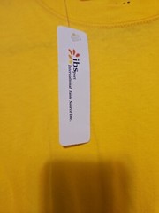 IBS Men’s Cotton Tee Shirt Blank Size L New Yellow