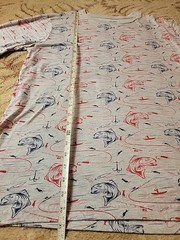METROZONE MEN’S SS T-SHIRT SZ Extra Large RED Gray BLUE Fishing Bass