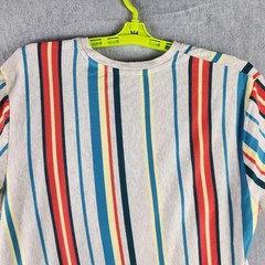 Vox Populi Brooklyn Shirt Mens L Multicolor Stripe Graphic Tee Jersey Knit