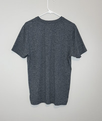 7 Diamonds Men’s Blue Heathered Core Active Tee Medium Performance Workout