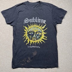 Sublime Long Beach, CA T-shirt Sun Logo Gray Mens Small