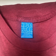Hollister Tshirt Men’s Red Logo Crew Neck Short Sleeve Cotton Poly Blend Size M