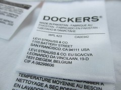 Genuine Levi DOCKERS Men’s Pocket T-Shirt 100% Cotton Blue White Grey S M L New