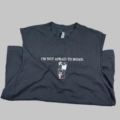Tom Of Finland Art inspired bottom embroidery Men Black cotton muscle T-shirt