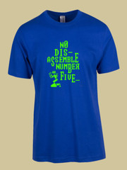 MEN WOMENS TEE TSHIRT UNISEX SHORT CIRCUIT NUMBER 5 ALIVE RETRO GIFT MOVIE 80’S