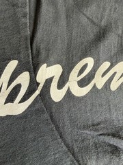 Rare SUPREME FW20 2020 Shoulder Arc Spell Out T Shirt Streetwear Black Large Fad