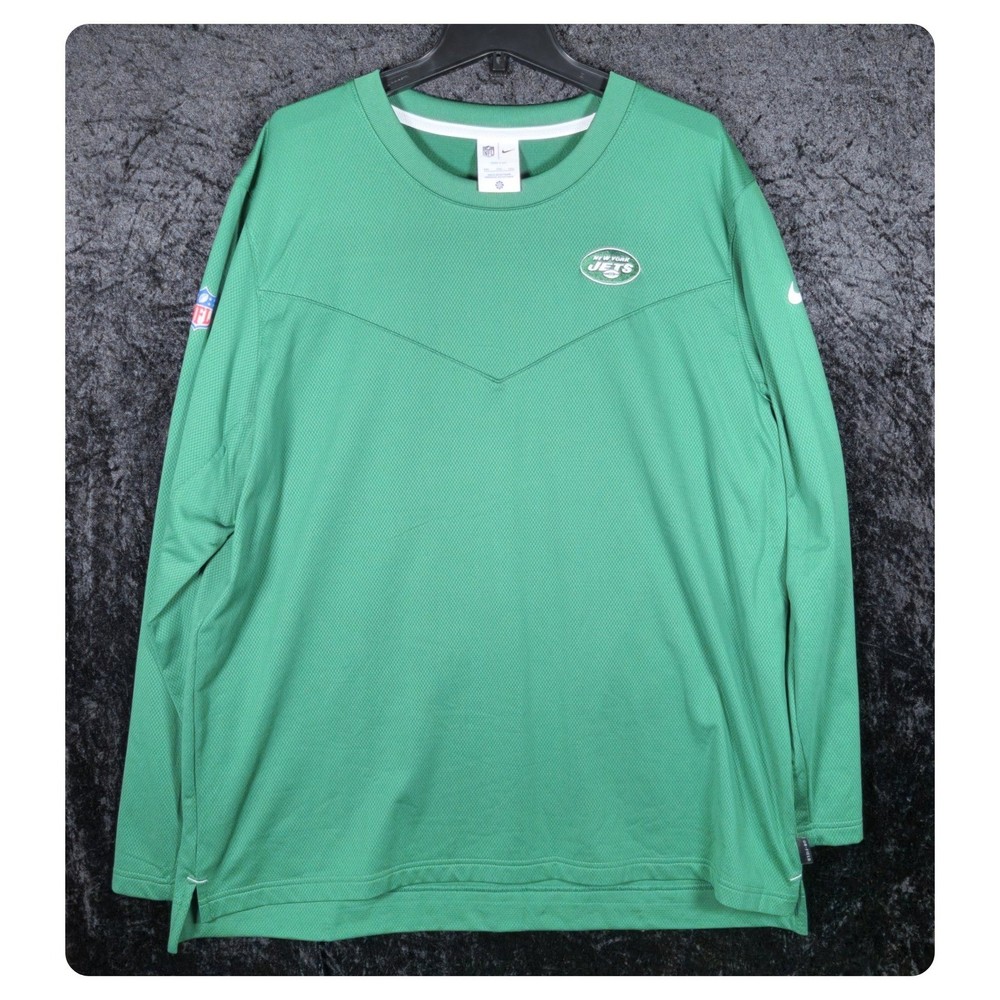 Nike New York Jets NFL On-Field Dri-FIT Long Sleeve Pullover Player Issued XXL