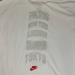 Nike Max90 T Shirt XL Air Global SS Crew Neck Loose White Tee World Tour X-Large