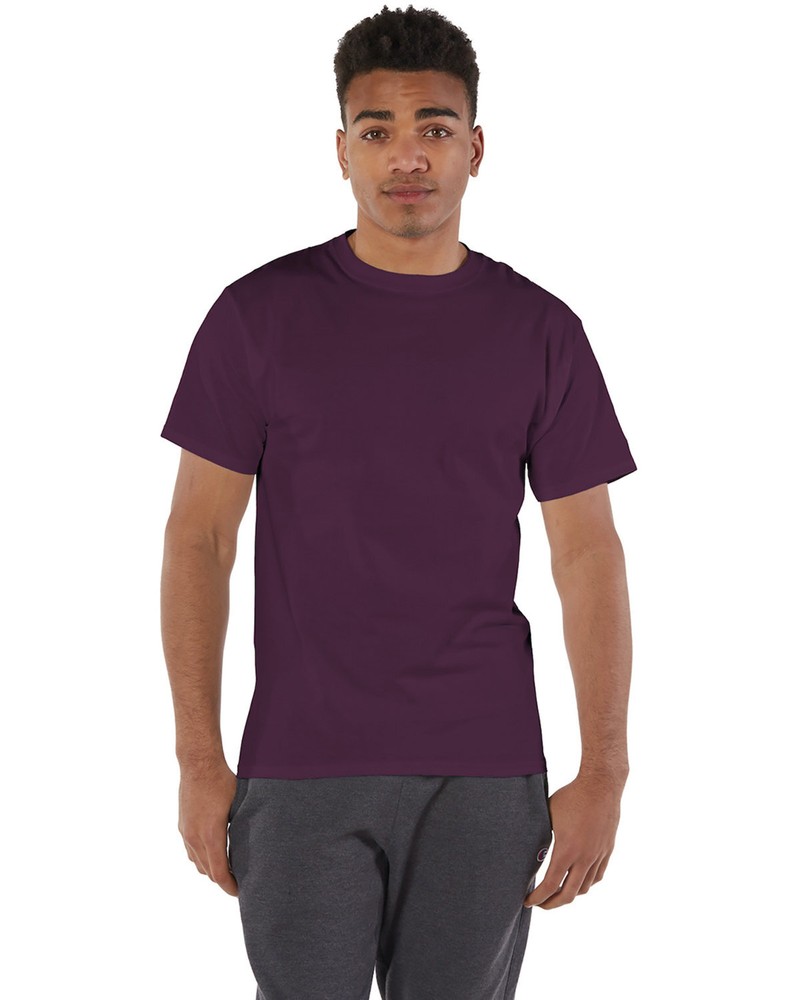 5 Pack Of Champion Adult Short Sleeve T Shirt Stylish Plain T-Shirt – T525C