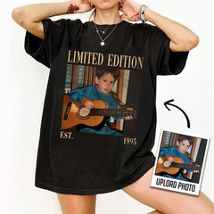 Custom Vintage Photo And Year T-Shirt Personalized 30th Birthday Shirt Gift Idea