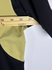 Adidas Basketball Shirt Mens M ClimaCool Lapel Bulldog Logo Black Yellow Team