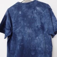 Vintage The Mountain Shirt Medium Blue Tie Dye Mountains Eagle Animals Nature