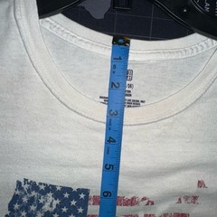 Faded Glory 2008 USA Flag Map Graphic T-Shirt