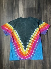 2010 Grateful Dead The Dye Band T-Shirt Liquid Blue Large