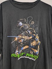 Loot Crate Transformers Beast Wars Men’s 3XL Black Graphic Crew Neck T-Shirt