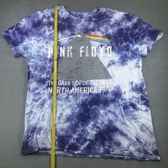 Pink Floyd — The Dark Side Of Moon Tour Concert Blue TyeDye T-shirt Size XL