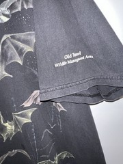 Vintage Old Tunnel Wildlife Bats Tee Shirt Mens 2XL Black Animal RARE