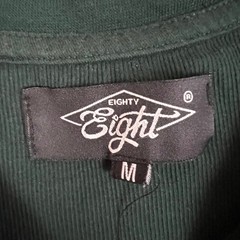 Eighty Eight Brand Graphic Tee Gothic Style “Chill” Unisex M Green