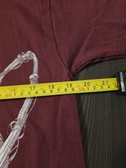 Marvel Spider-Man Web Shooting T-Shirt Burgandy Size Medium