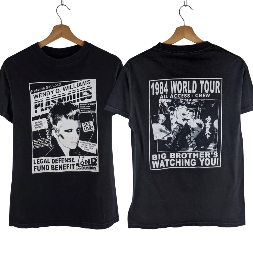 Rare The Plasmatics 1984 World Tour Cotton Men S-5XL 20D105