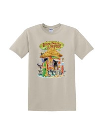 T-Shirt S to 2XL 3XL -BILGE BEACH bar resort tropical sand fun adult