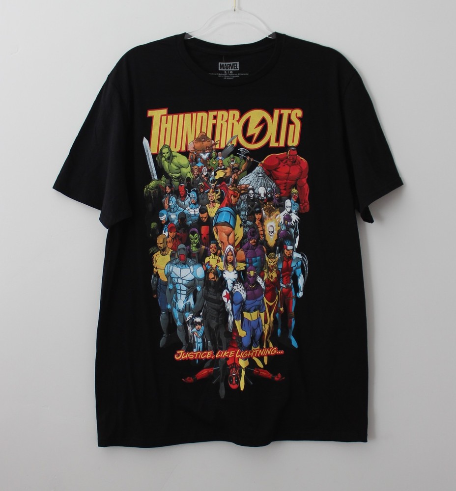 Thunderbolts New Avengers Mens Graphic Tee Short Sleeves Multisize NWOT