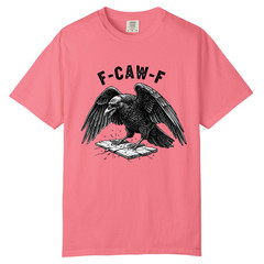 F CAW F Raven T Shirt Design, Comfort Colors T Shirt, Unisex Streetwear Tee