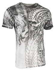Xtreme Couture By Affliction Men’s T-Shirt Proto Metal White S-6XL