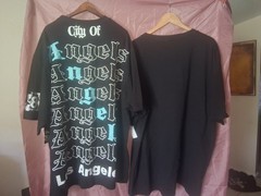 Mixed Brands Men’s Big & Tall Black Graphic Logo Crew Neck 3XL Lot of 2