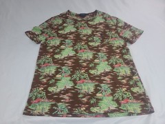 Polo Ralph Lauren Classic Fit M Hawaiian Beach Surfing Hula Girl Short Sleeve