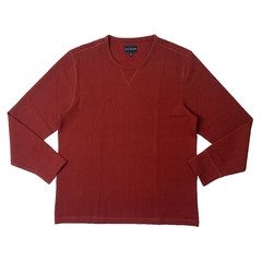Mack Weldon Shirt Mens Extra Large Ruby Waffle Knit Stretch Cotton Blend Thermal