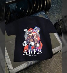 Iron Gods Ares Gym T-Shirt Pump Cover Gym Outfit Ares God Of War Tee Gym Tee