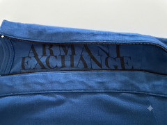 Armani Exchange Zippered Shoulder Long Sleeve Regular Fit Tshirt – M