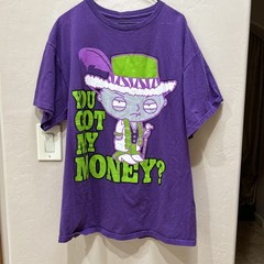 Vintage Family Guy You Got My Money Purple T-shirt Size S to 5XL BA571